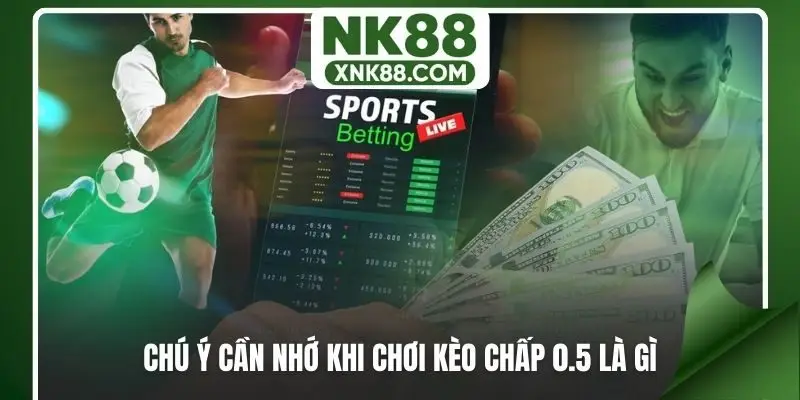 Chú ý cần nhớ khi chơi kèo chấp 0.5 là gì